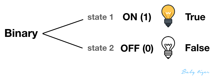 Binary two states